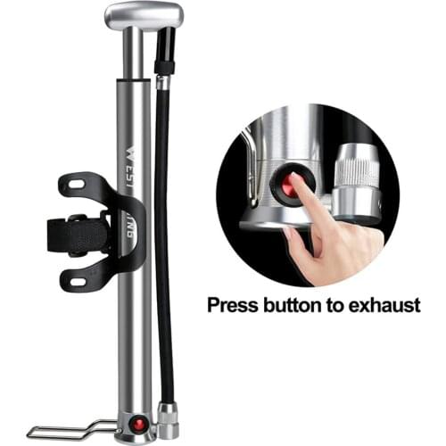 160PSI Bike Pump High Pressure Gauge Ball Air Inflator MTB Cycling Accessories Presta Schrader Road Bicycle Pump