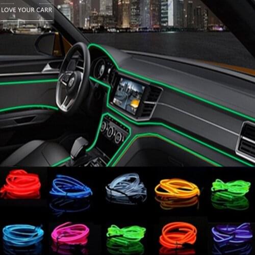 2m car interior LED cold light sticker