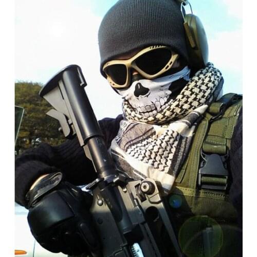 2021Cycling Outdoor Skull Seamless Balaclava Magic Scarf Men Women Sun Protection Bandana Neck Gaiters Riding Camping Scarf