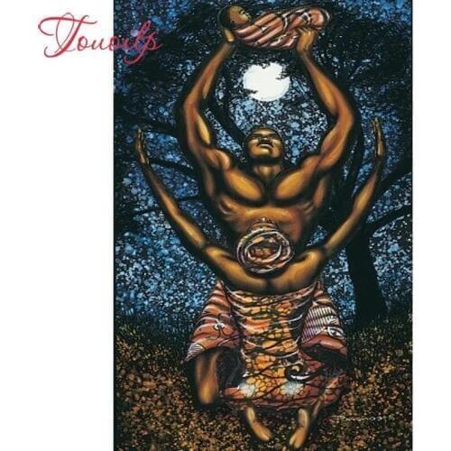 Touoilp Diamond embroidery New life Behold Cross 5d Diamond painting cross stitch 5D Square/Round Mosaic Rhinestone Home Decor