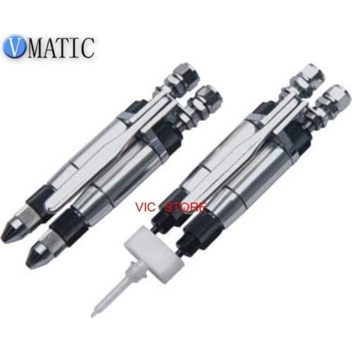 Free Shipping AB Component Epoxy Dispensing Valve Pneumatic Glue Dispensing Valve Manual Valve AB Two Liquid Dispensing Valve