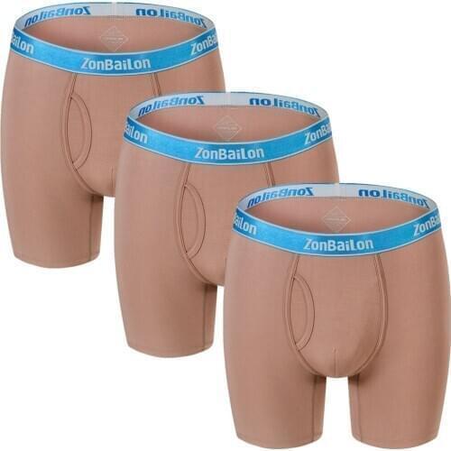 3pcs/lot Men Boxer Underwear Bamboo Fiber Mens Underwear Boxers Breathable Homme Underpants Calzoncillos Panties Man Boxeur