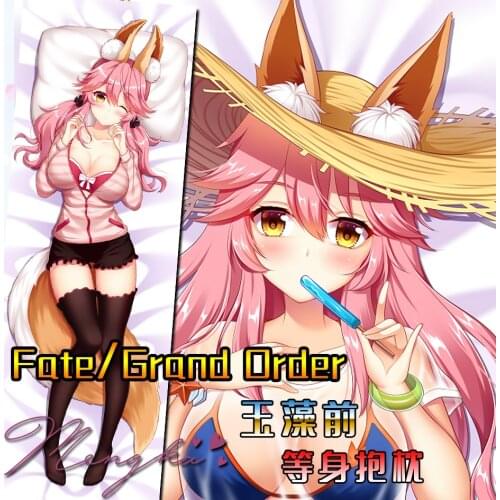 Fate/Grand Order Tamamo no Mae Game Dakimakura Hugging Body Pillow Case Otaku Pillow Long Cushion Cover Cosplay Holiday Gifts