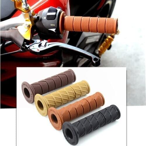 Off-road motorcycle street sports car handle cover grip rubber cover retro handle cover For HONDA CB400 CB600F CB650F CBR190
