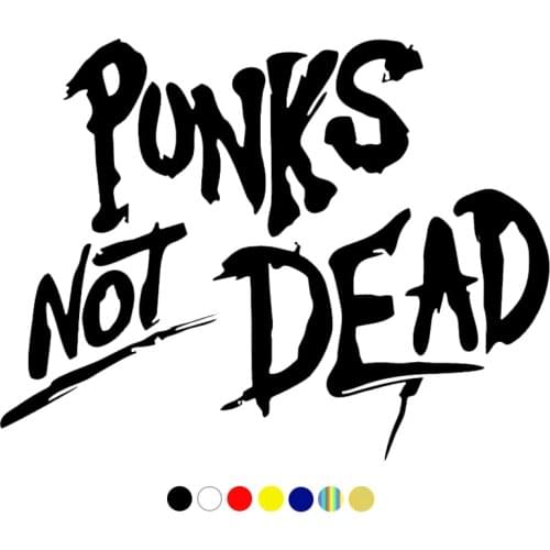 CS-1143#19*14cm Punks Not Dead funny car sticker vinyl decal for auto car stickers styling