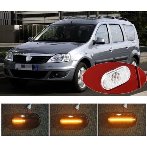 Dynamic LED Indicator Side Marker Turn Light Signal Suitable for Renault Dacia Lodgy 2012- Logan MK1 LS KS US FS 2004