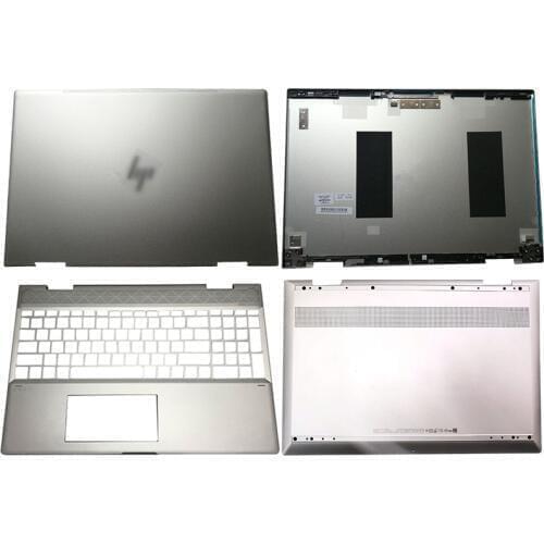 For HP ENVY X360 15-CN 15-CN013TX 15M-CN Laptop LCD Back Cover/Palmrest/Bottom Case 609939-001 L23794-001 L23846-001 Silver