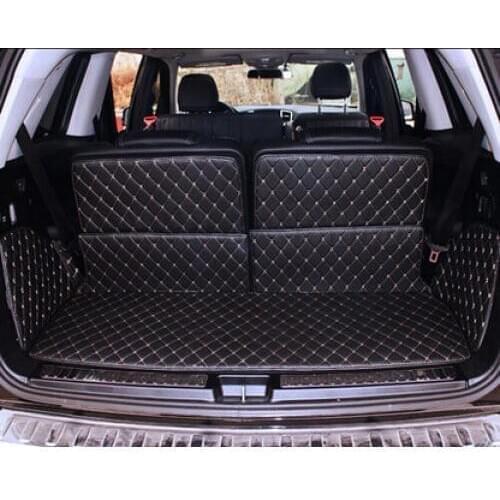 Good carpets! Special car trunk mats for Mercedes Benz GL 500 X166 7seats 2016-2013 waterproof boot mats for GL500,Free shipping