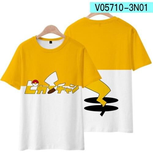 Summer Men Women T-shirt Funny 3D Printing Anime Tee Shirt Breathable Students Tops Hip Hop Fashion Cartoons Tshirt