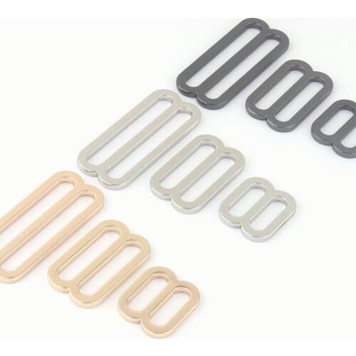 20-50mm Gold Adjuster Buckle Slide Buckles Metal Purse Backpack Buckle Belt Buckle Handbag Webbing Hardware Bag Clasp