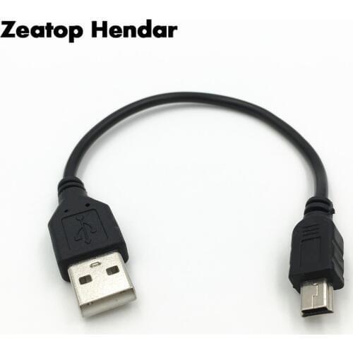 1Pcs Mini USB 5 Pin Male to USB A Male Charging Cable Plug Adapter Connector