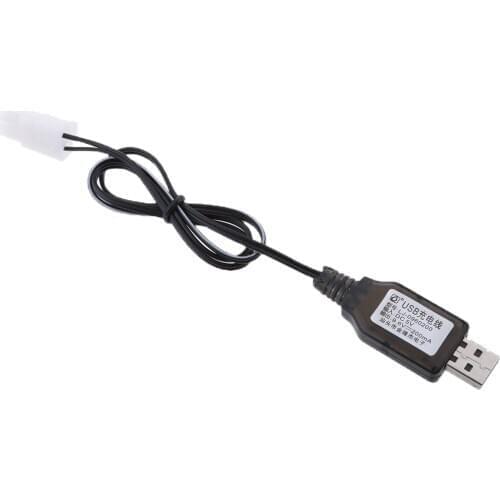 Premium 9.6V USB to L6.2-2P Female Plug Connectors Battery Adapter Charger Cable for RC Aircraft Drone