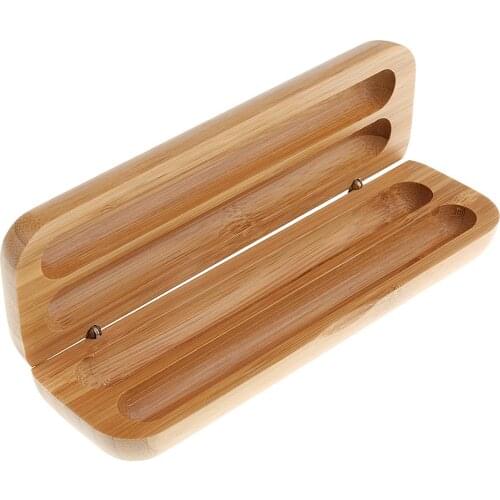 Durable Finest Pencil Case Fountain Pen Storage Box Container for House Office Ornament Beige
