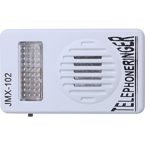 RJ11 Adapter Louder Telephone Ring Flash Amplifier Ringer for Landline Telephone