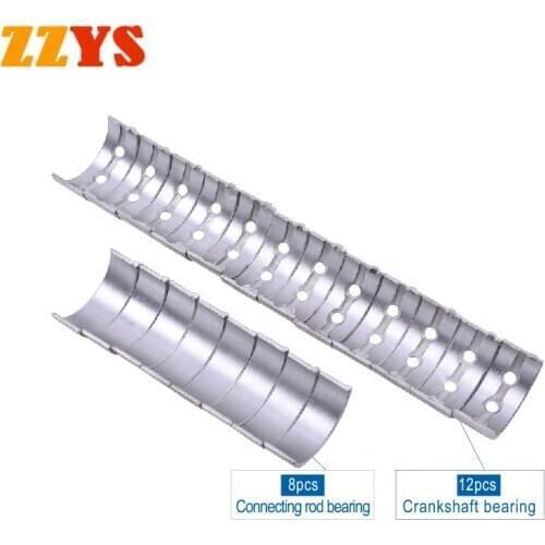 Motorcycle Connecting Rod And Crankshaft Bearing STD ~ +100 For Yamaha FZ250 Fazer FZR250 FZR250R FZR250RR EXUP FZR250 ZEEL