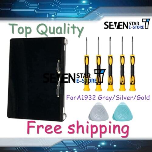 Brand New for Macbook Air Retina 13.3" 2018-2019 A1932 Full LCD Display LCD LED Screen with Glass Panel Assembly EMC 3184 MRE82