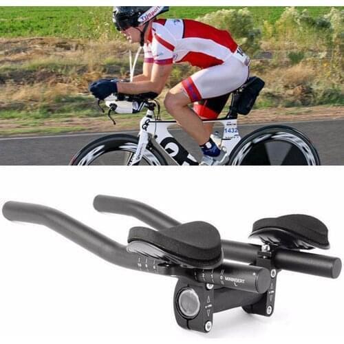 Bicycle Rest TT Handlebar Clip on Aero Bars Handlebar Extension Triathlon Aerobars Tri Bars MTB Road Bike Cycling Rest Handlebar