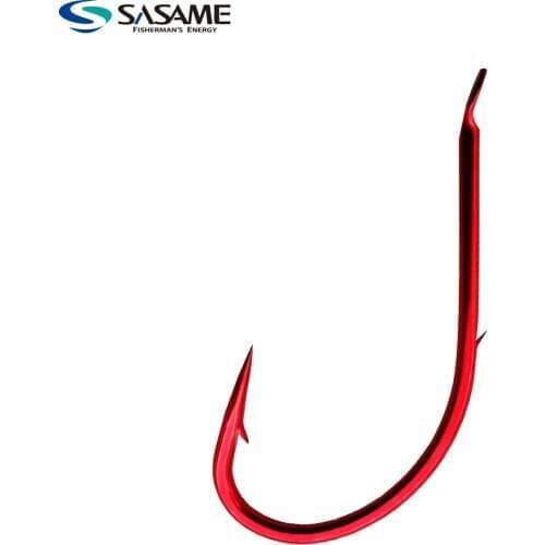 Japan SASAME Sliced Seigo Fishhook Long Shank Fishing Hooks Barbed Saltwater Hook Carp Fishing Feeder Fishing Accessories Tackle