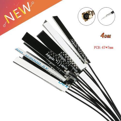 10Pcs/lot 2.4Ghz 4dBi WIFI Internal Antenna PCB Built-in Aerial IPX IPEX Airgain Omni Antenna UFL Connector