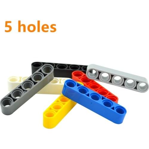 1x5 Hole Liftarm Thick Arm Bricks Building Blocks Technical DIY Compatible MOC Parts Educational 32316 Assemble Particles Toys