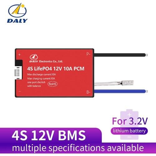3.2V 12V 4S 10A LiFepo4 battery 18650 charger bms PCB BMS Protection Board with Balance 12.8V Lipo Cell temperature sensor bms