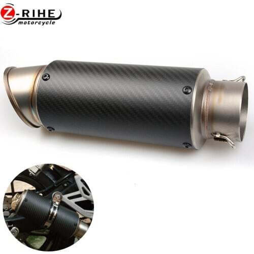 Motorcycle Accessories 51mm-61mm SC Exhaust Pipe Tailpipe Section For Kawasaki Z900 2017 2018 2019 Ninja900 BMW S1000RR 2010-16