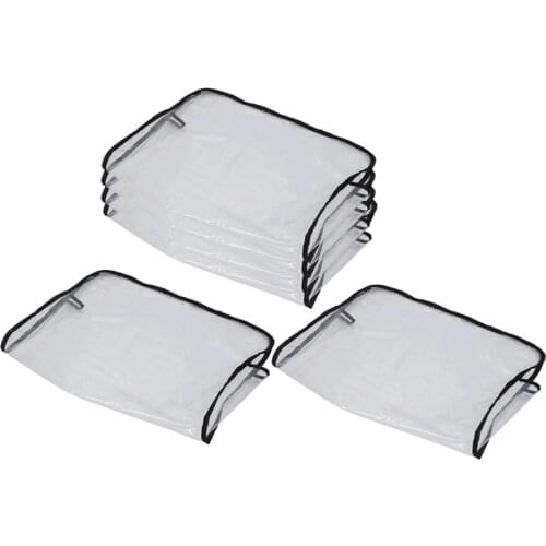 Hairdressing Chair Back Cover Hair Salon Spa Plastic Vinyl Covers 6-12pcs