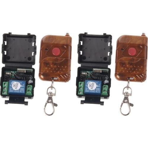 DC 12V 10A 1CH RF Wireless Remote Control Switch Transmitter Receiver 315/433MHz
