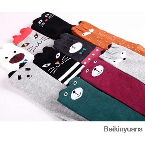 Childrens Pantyhose Cotton New Summer Long Tube Princess For Girls Knee Socks Kids Dance Tights Christmas