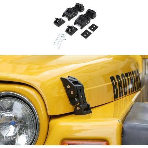 For Jeep Wrangler TJ 1997-2006 Hood Latches Catch Locking Anti-Thief Hood Lock