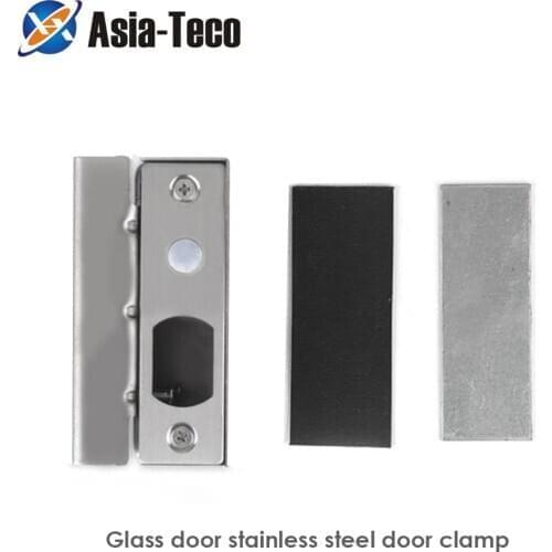 Electric Bolt Lock U Bracket Glass door stainless steel door clamp Bracket Mini Bracket For Frameless Glass Door Lock
