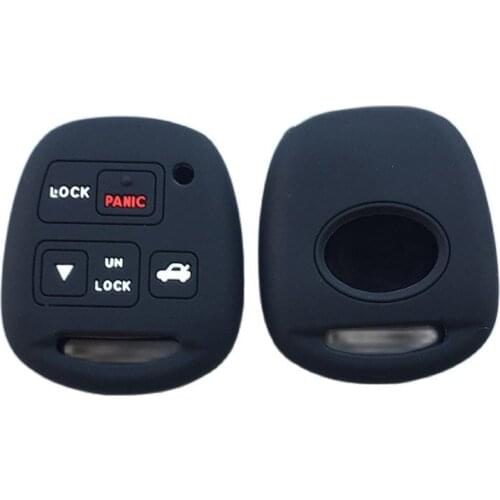 Silicone car Key case cover Holder for Toyota Land Cruiser Camry Corolla FJ car key cover case for Lexus GX470 RX350 ES300 Key