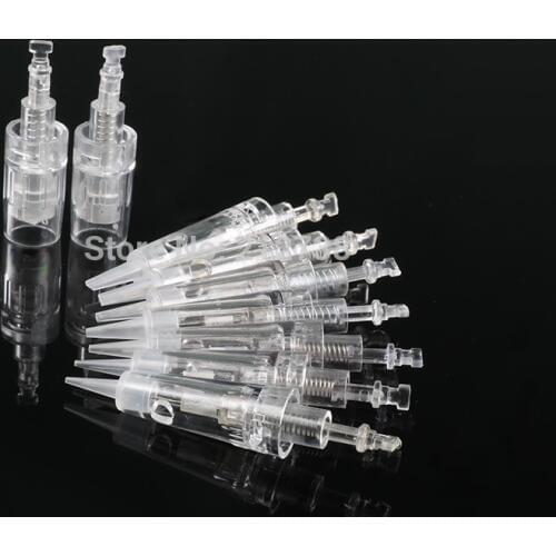 30pcs Cartridge Needle Micro Nano Replacement Needles Tattoo Tips Cartridge for Permanent Makeup Face Embroiery Tool