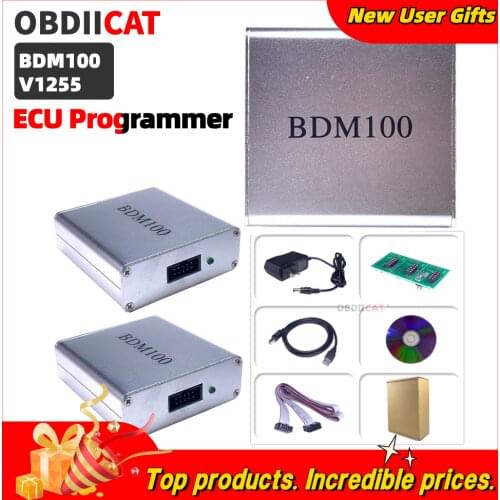 Hot Selling BDM 100 ECU Chip Turning Tool BDM Frame 100% high quality BDM100 CDM1255 ECU Programmer Free Shipping