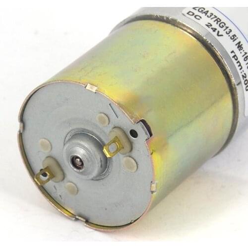 1pcs DC12V 24V 3500rpm DC motor miniature adjustable speed CW/CCW DC geared motor central axis ZGA37RG