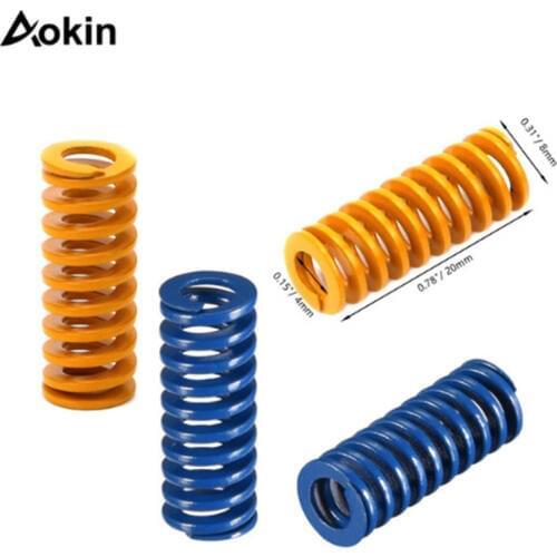 Heated Bed Springs Die Springs Light Load Compression Spring For 3D Printer Creality CR-10 10S S4 Ender 3 Heatbed Springs Bottom