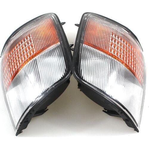 LARBLL New 2PCS Front Corner Turn Signal lamp Light for Mitsubishi Pajero Montero 1993-1996 MR124957 MR124958