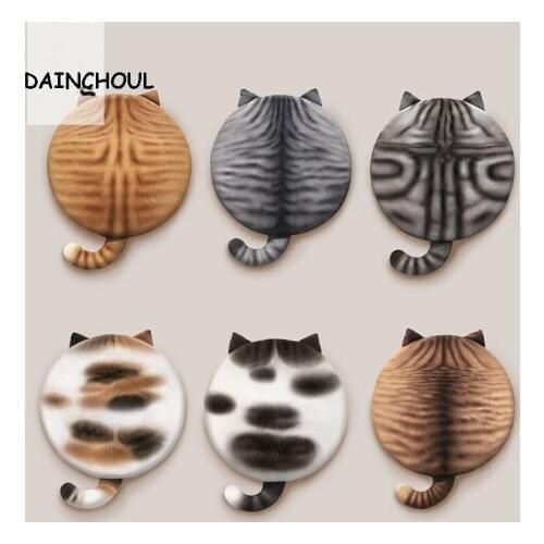 NEW 3D Cat Back Print Cushions Watermelon Back Seat Cushion Office Sofa Nap Pillows Chair Cushion