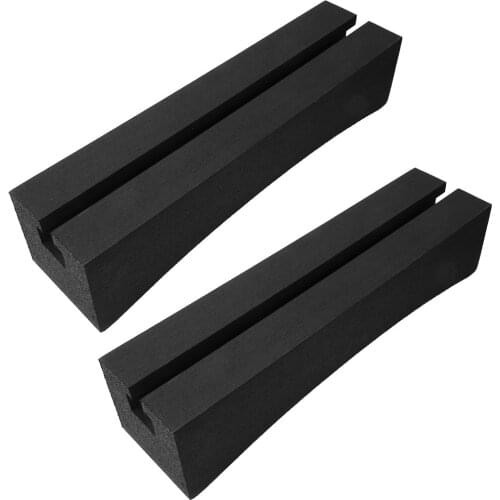 One Pair Outdoor Portable EVA Square Car Roof Racks Bars For Surfboard Kayak Stand-Up Paddle Surfboard Soft Frame Black