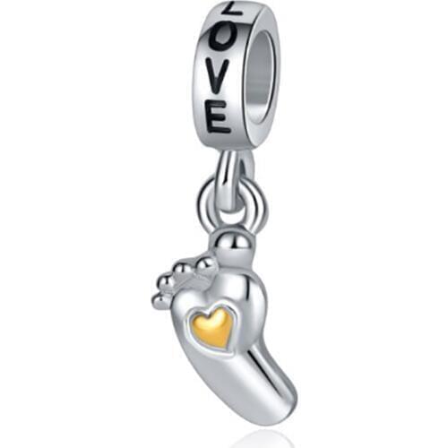 Fit pulsera charms plata de ley original bracelet jewelry valentines day mary poppins bijoux sieraden wicca beads DGB666