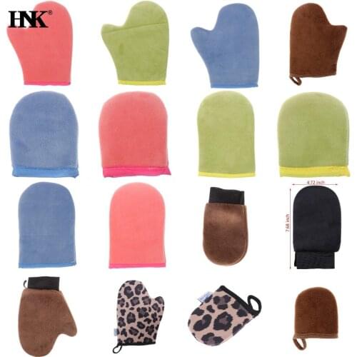 21 Styles Reusable Body Self Tan Applicator Tanning Gloves Cream Lotion Mousse Body Cleaning Glove Self Body Cleaning Glove