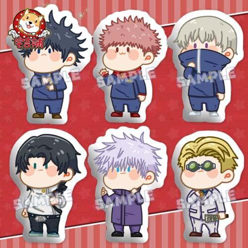 Anime Itadori Yuji Jujutsu Kaisen Gojo Satoru Ryomen Sukuna Inumaki Toge Plush Stuffed Dolls Pillow Bed Cushion Toy Cosplay Gift
