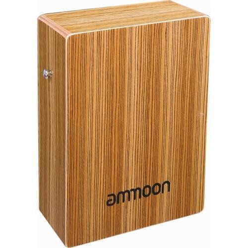 Portable Traveling Cajon Box Drum Flat Hand Drum High-quality Wooded Percussion Instrument with Strap Carry Bag