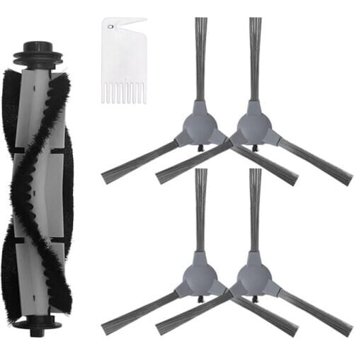 Vacuum Cleaner Accessories,Rolling Main Brush Side Brushes Filters Sponges for Coredy 3500, R3500 Filtration Parts