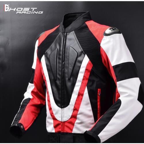 GHOST RACING motorcycle racing riding clothing anti-fall leather sports suit motorcycle jacket
