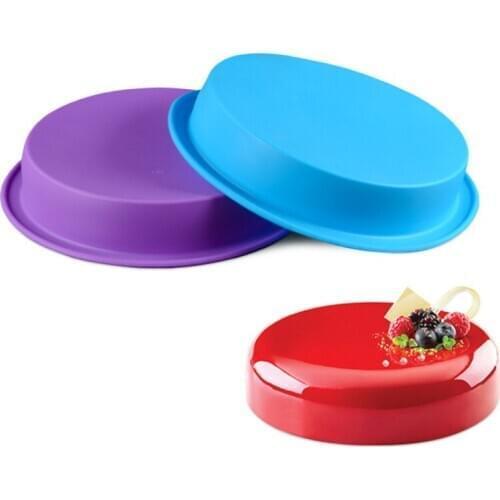 Silicone Baking Pastry Molds Round Shape Cake Mold Mousse Bread Mould Bakeware DIY Non-Stick Cake Bakeware Pan