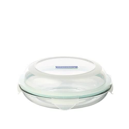 Glasslock Plus Round Glass Storage Container