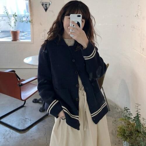 Sweater Coat Female Autumn Winter Coat Women Clothes 2020 Korean Vintage Jacket Short Tops Manteau Femme ZT4697
