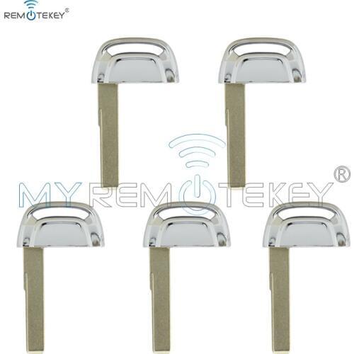 Remtekey 5pcs Smart remote small key blade insert for Audi A4 S4 A5 S5 Q5 key blade replacement