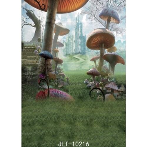 Countryroad to Castle Vinyl Halloween Photography Backgdrop Baby birthday Party Fantasy Photography Background for Photo Studio